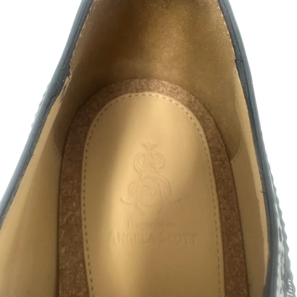 The Office of Angela Scott Miss Lucy Derby Black & Gold Platform Oxford 43 / 13